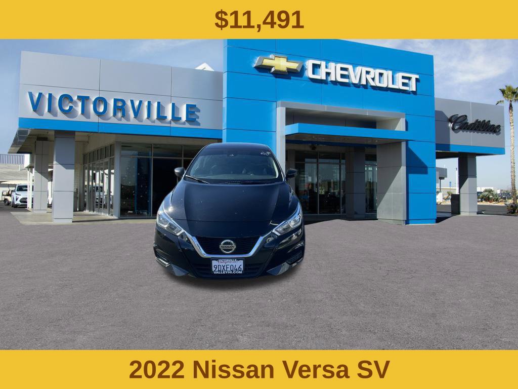 Used 2022 Nissan Versa SV w/ Trunk Package FWD image 2