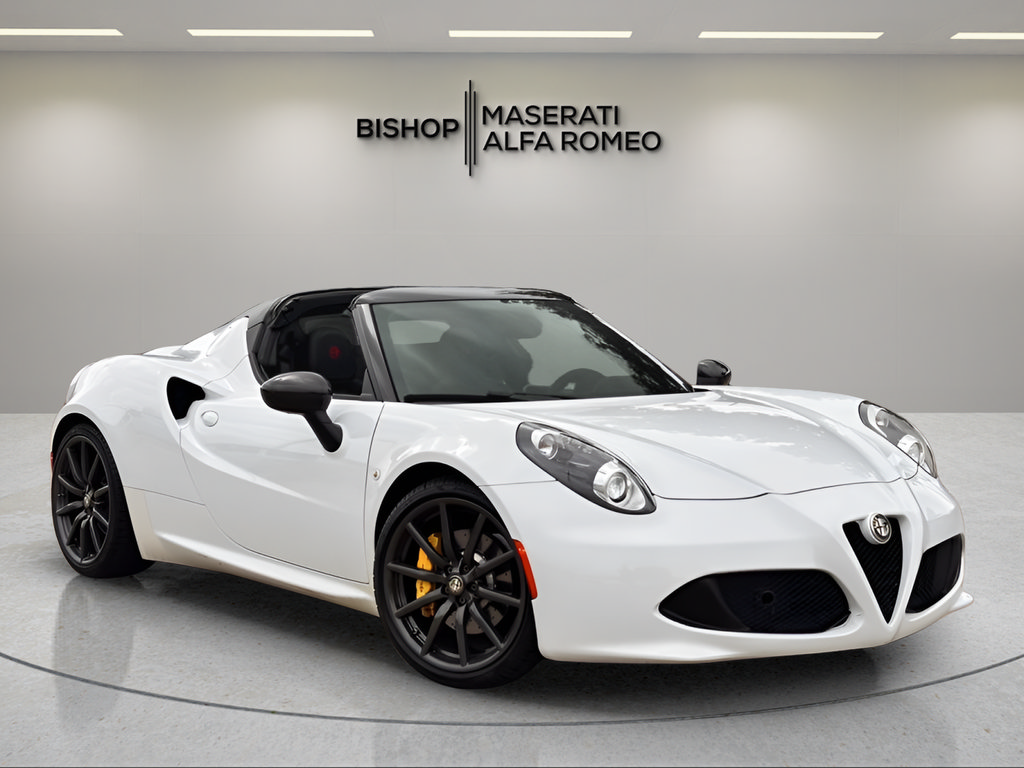 Used 2015 Alfa Romeo 4C Spider w/ Spider Track Package RWD image 1
