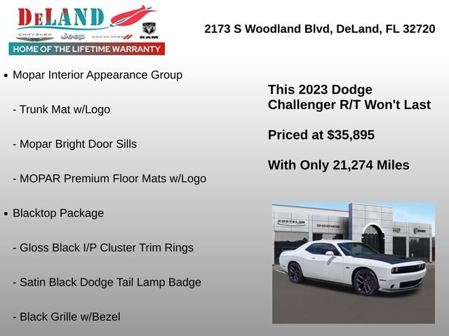 Used 2023 Dodge Challenger R/T w/ Blacktop Package image 7