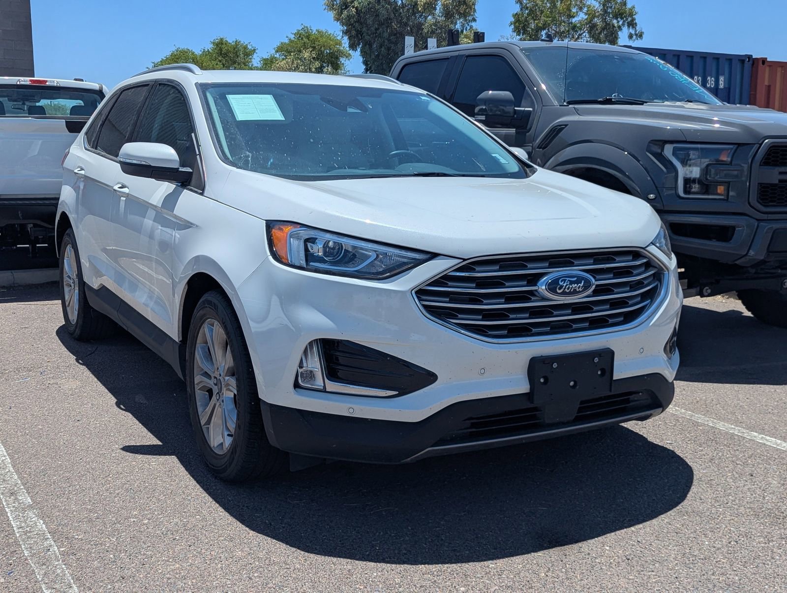 Used 2021 Ford Edge Titanium w/ Class II Trailer Tow Package AWD/4WD image 3
