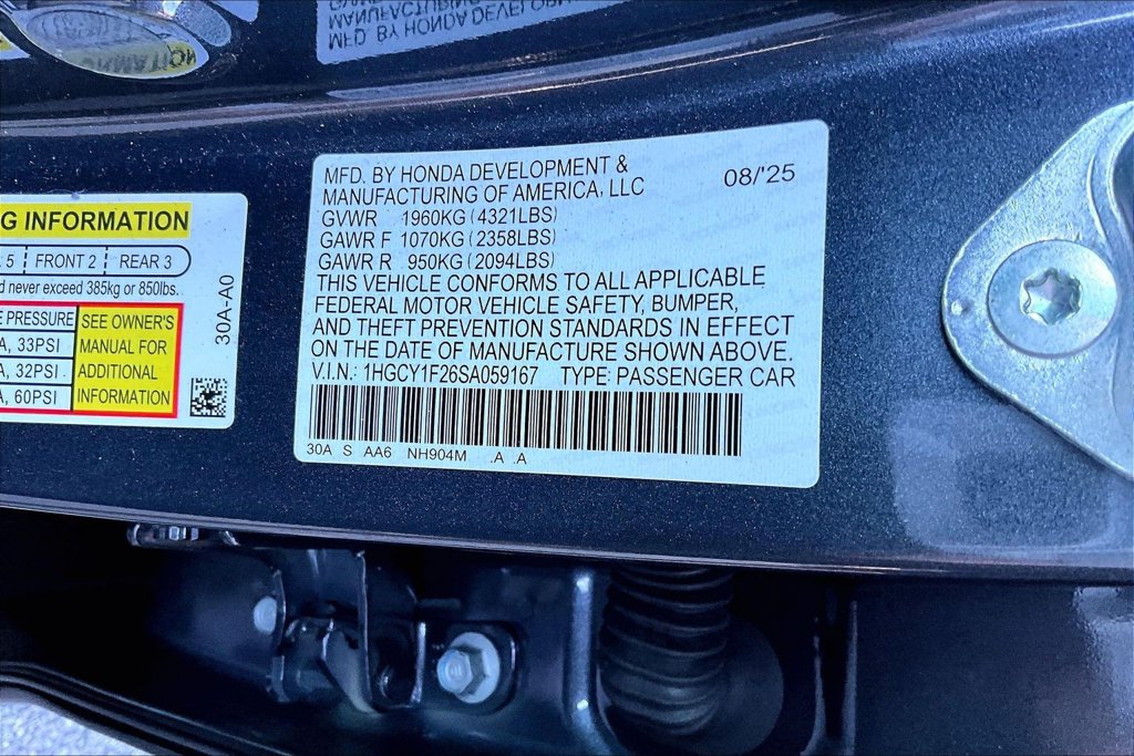 Certified 2025 Honda Accord LX image 14