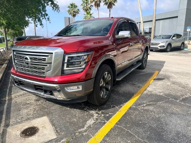 Used 2020 Nissan Titan Platinum Reserve w/ Moonroof Package AWD/4WD image 2