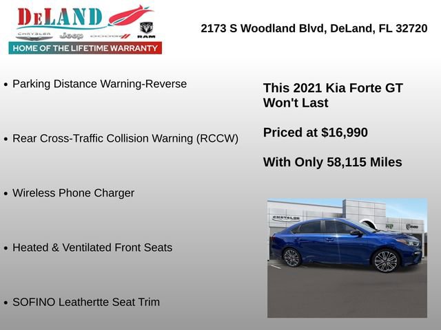 Used 2021 Kia Forte GT w/ GT2 Package FWD image 5