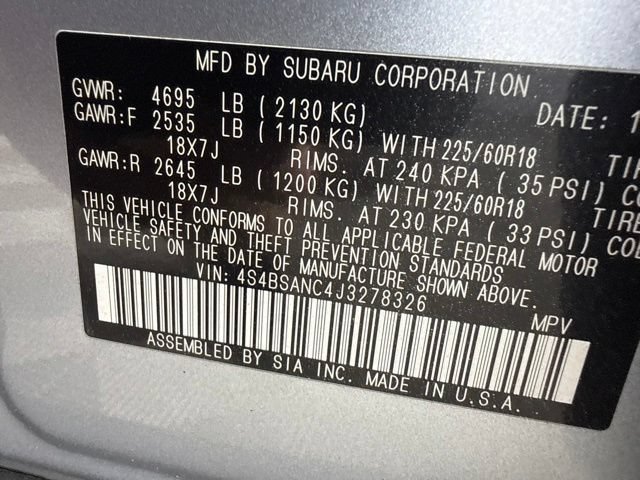 Used 2018 Subaru Outback 2.5i Limited AWD/4WD image 30