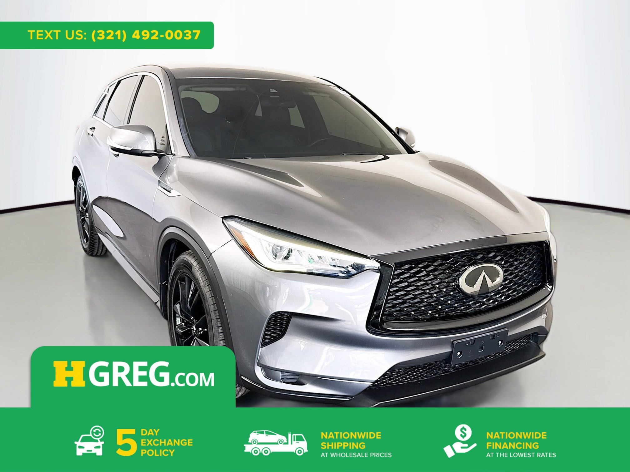 Used 2021 INFINITI QX50 Pure AWD/4WD image 1