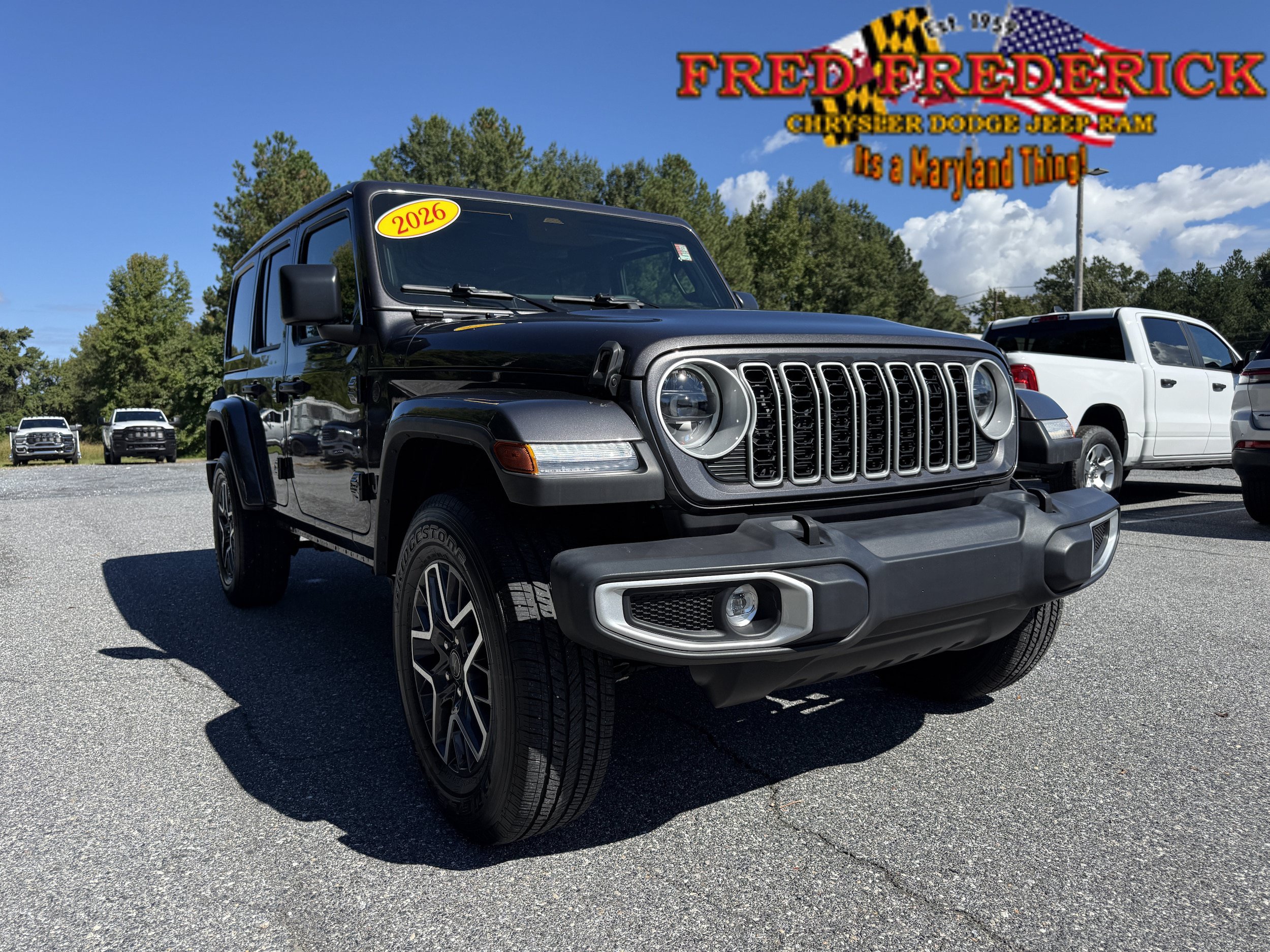 Used 2026 Jeep Wrangler Unlimited Sahara AWD/4WD image 1