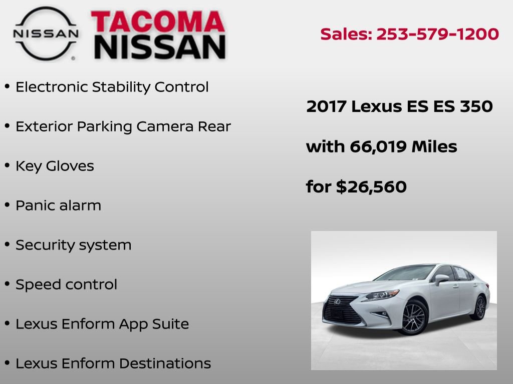 Used 2017 Lexus ES 350 w/ Navigation System Package FWD image 18