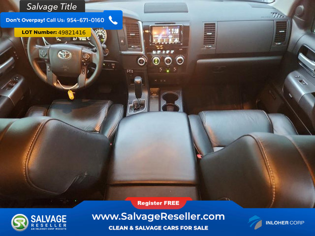Used 2021 Toyota Sequoia Nightshade w/ Safety & Convenience Package RWD image 11