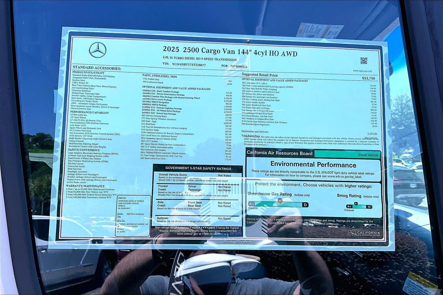 New 2025 Mercedes-Benz Sprinter 2500 image 17