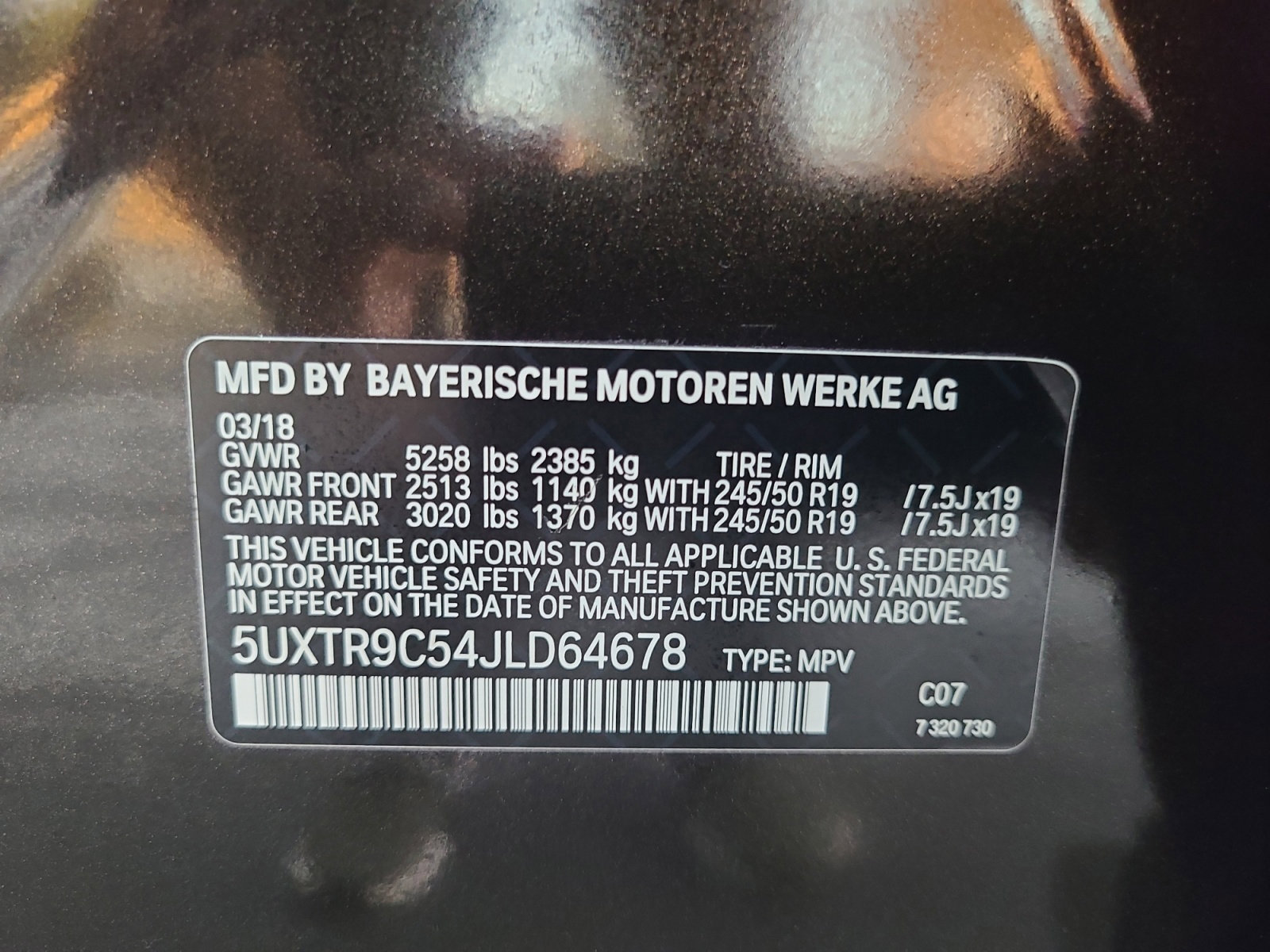 Used 2018 BMW X3 xDrive30i image 27