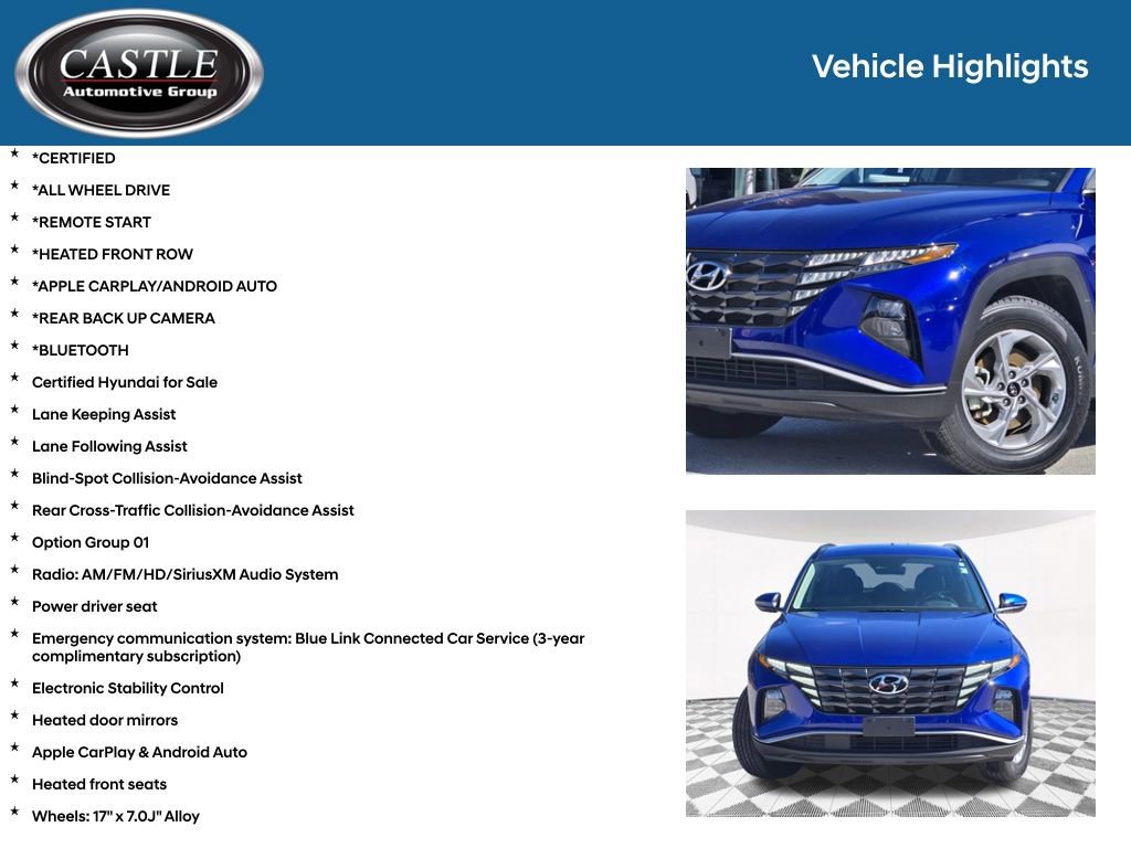 Certified 2022 Hyundai Tucson SEL image 3