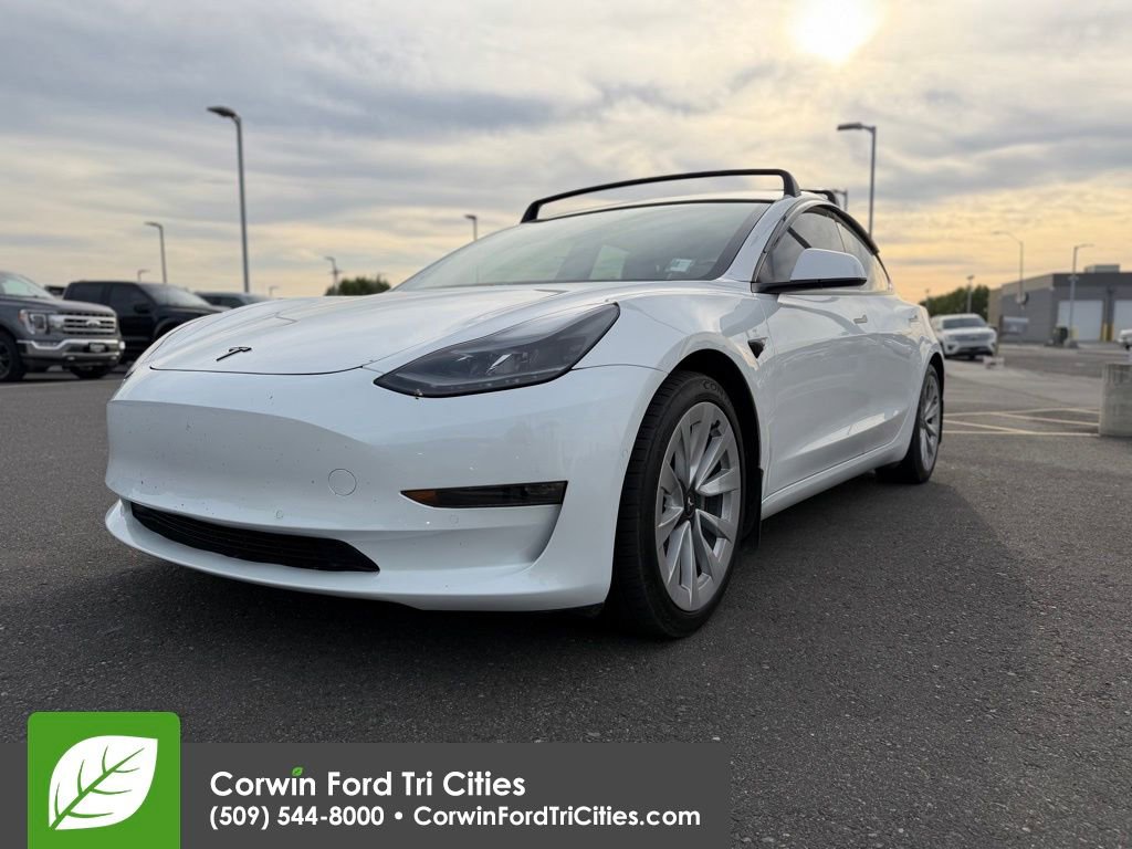 Used 2021 Tesla Model 3 Long Range AWD/4WD image 3