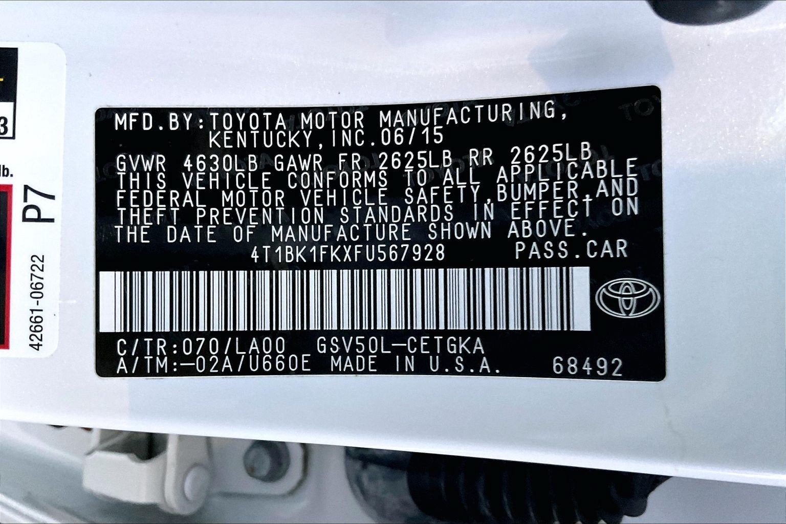 Used 2015 Toyota Camry XLE FWD image 30
