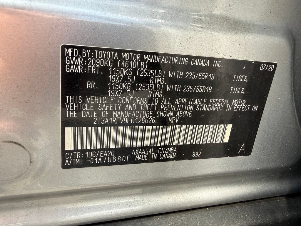 Used 2020 Toyota RAV4 XLE Premium AWD/4WD image 12