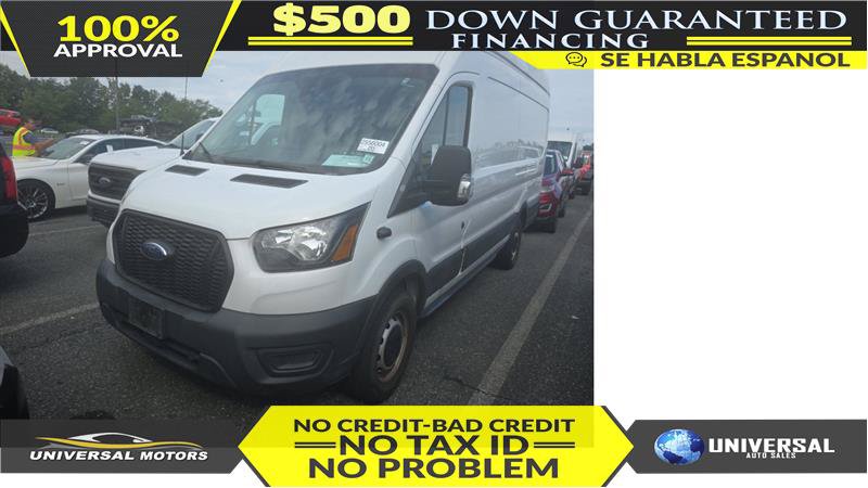 Used 2021 Ford Transit 350 148 High Roof Extended w/ Load Area Protection Package RWD image 1