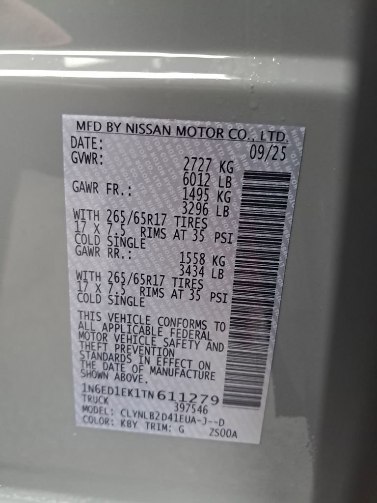 New 2026 Nissan Frontier SV w/ Tow Package image 31