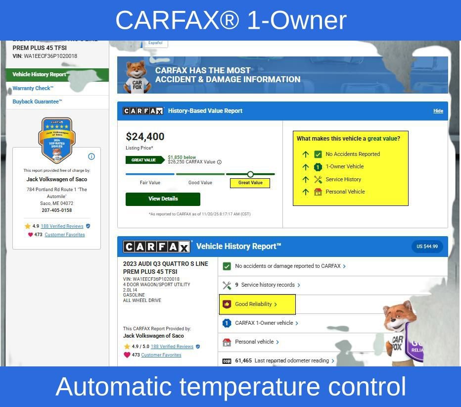 Used 2023 Audi Q3 2.0T Premium Plus w/ Premium Plus Package image 8