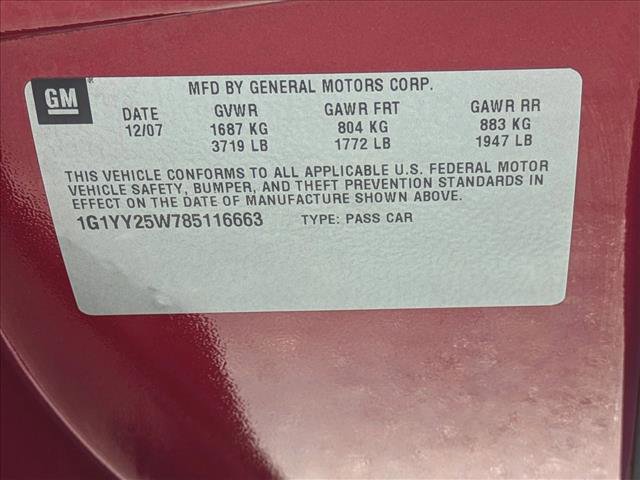 Used 2008 Chevrolet Corvette Coupe image 22