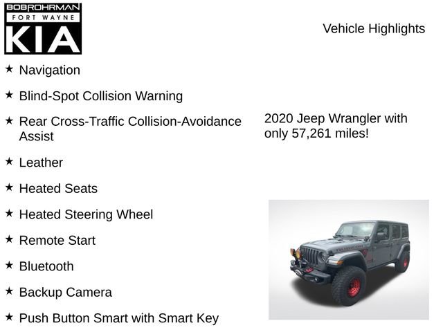 Used 2020 Jeep Wrangler Unlimited Rubicon AWD/4WD image 8