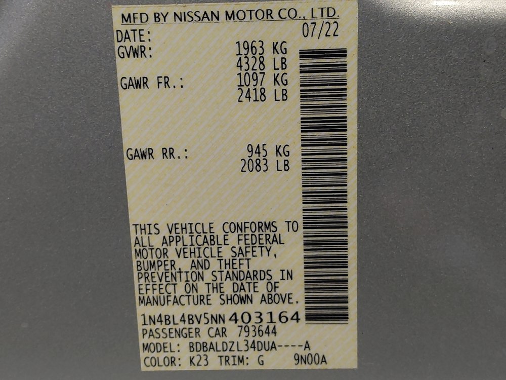 Used 2022 Nissan Altima 2.5 S FWD image 33