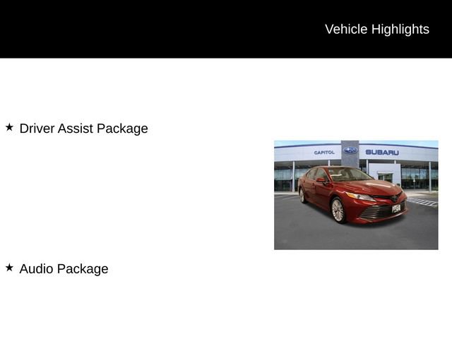 Used 2018 Toyota Camry XLE w/ Audio Package image 5