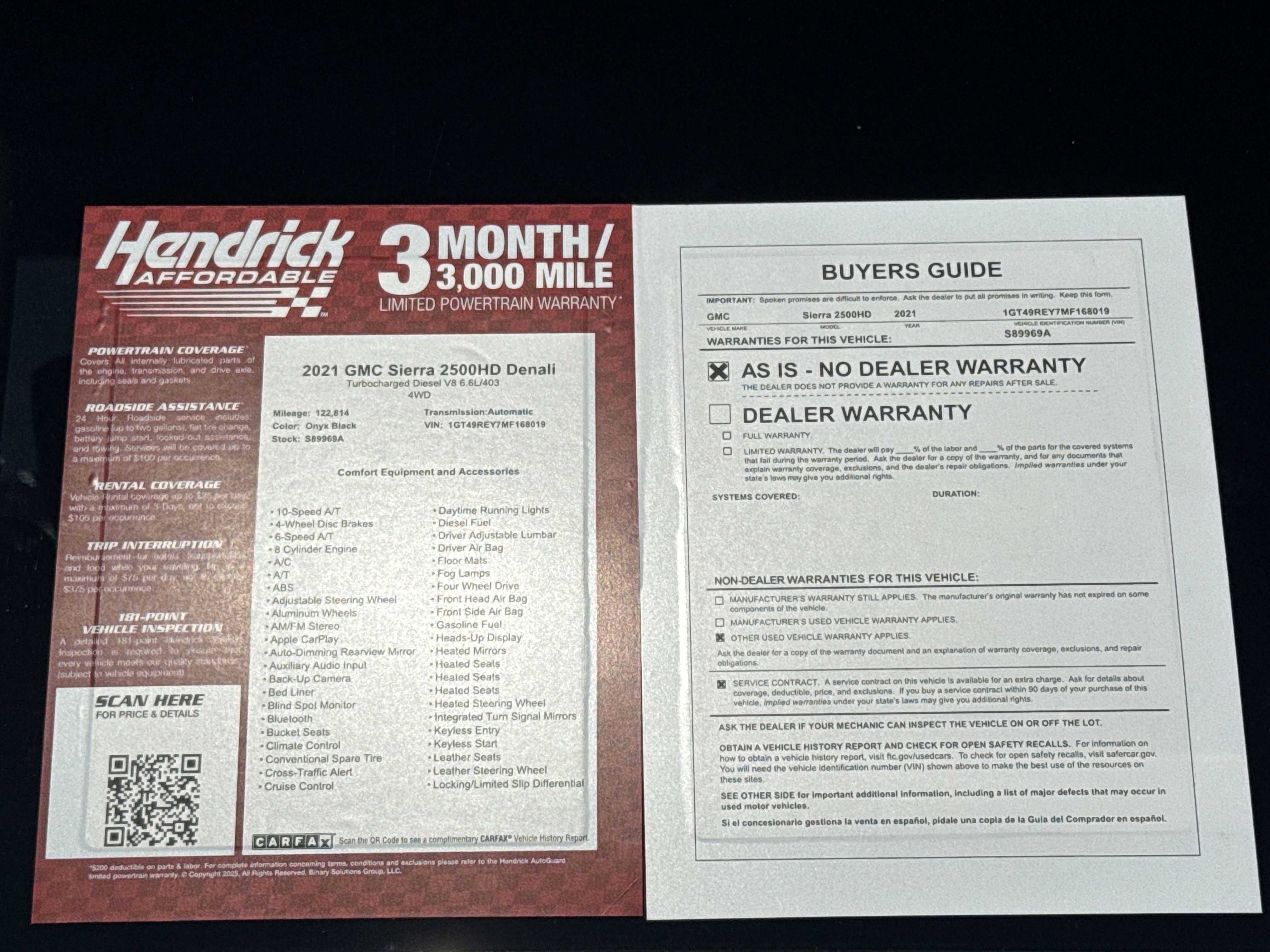 Used 2021 GMC Sierra 2500 Denali w/ Denali Ultimate Package image 34