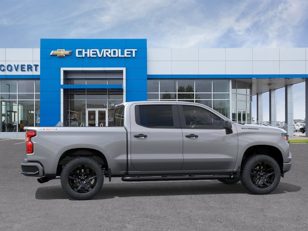 New 2026 Chevrolet Silverado 1500 Custom w/ Turbomax Blackout Package AWD/4WD image 5