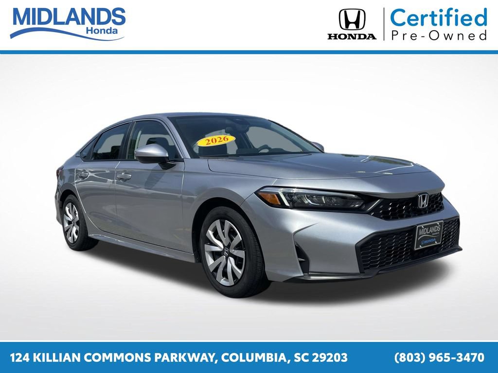 Certified 2026 Honda Civic LX image 1