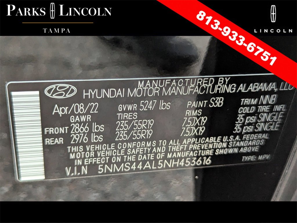 Used 2022 Hyundai Santa Fe Limited image 32