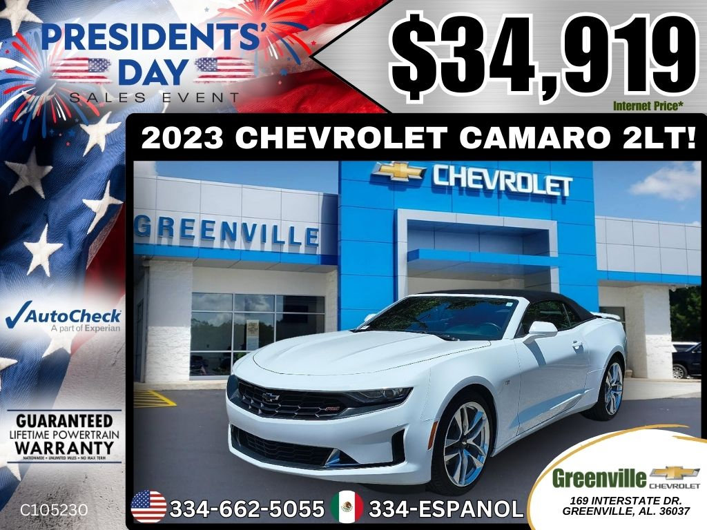 Used 2023 Chevrolet Camaro LT w/ RS Package image 1