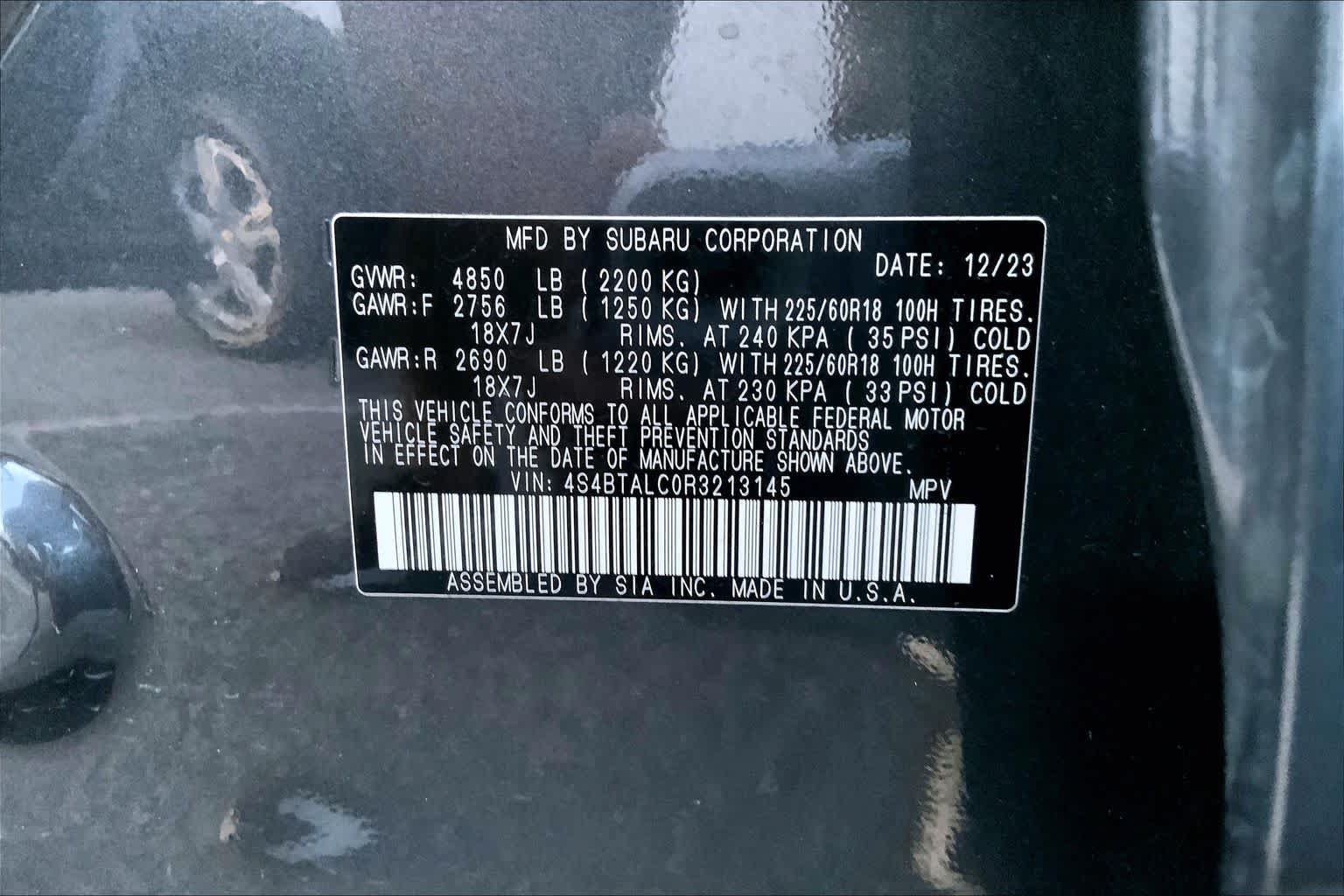 Used 2024 Subaru Outback Onyx Edition AWD/4WD image 29