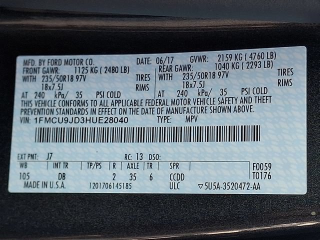 Used 2017 Ford Escape Titanium AWD/4WD image 28