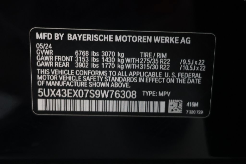 Used 2025 BMW X6 M60i w/ Executive Package AWD/4WD image 96