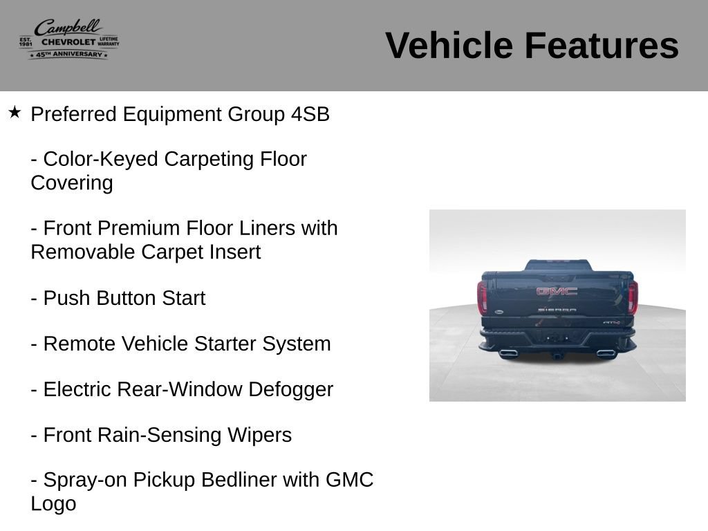 Used 2026 GMC Sierra 1500 AT4 w/ AT4 Premium Package AWD/4WD image 10