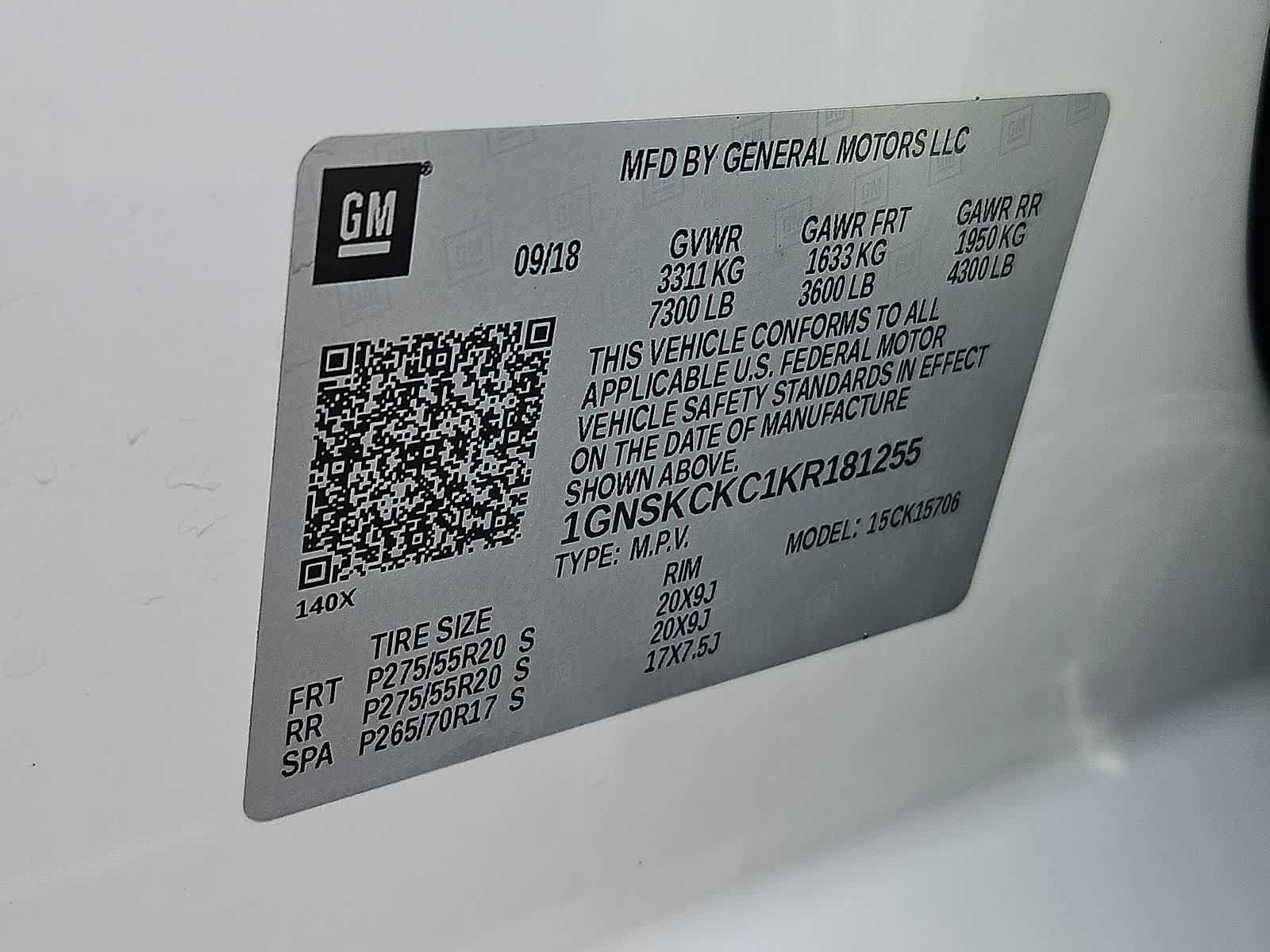 Certified 2019 Chevrolet Tahoe Premier AWD/4WD image 40
