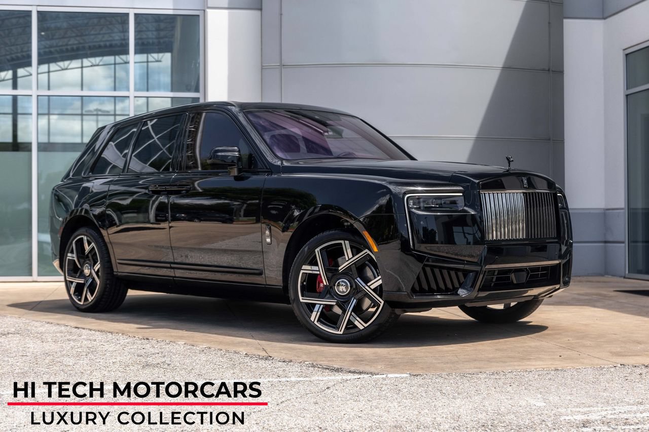 Certified 2025 Rolls-Royce Cullinan Black Badge w/ Leather Finishing Pack AWD/4WD image 1
