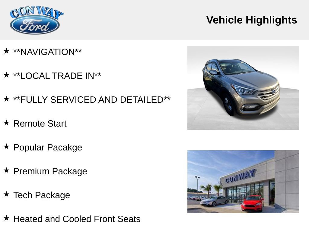 Used 2017 Hyundai Santa Fe Sport w/ 2.4L Tech Package 04 image 8