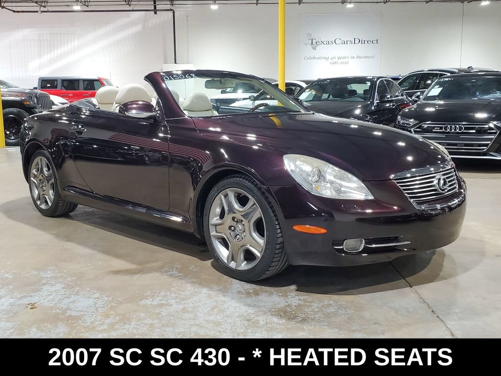 Used 2007 Lexus SC 430 Convertible RWD image 3