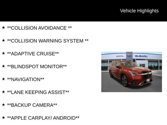 Used 2024 Subaru Ascent Touring w/ Popular Package #2 image 5