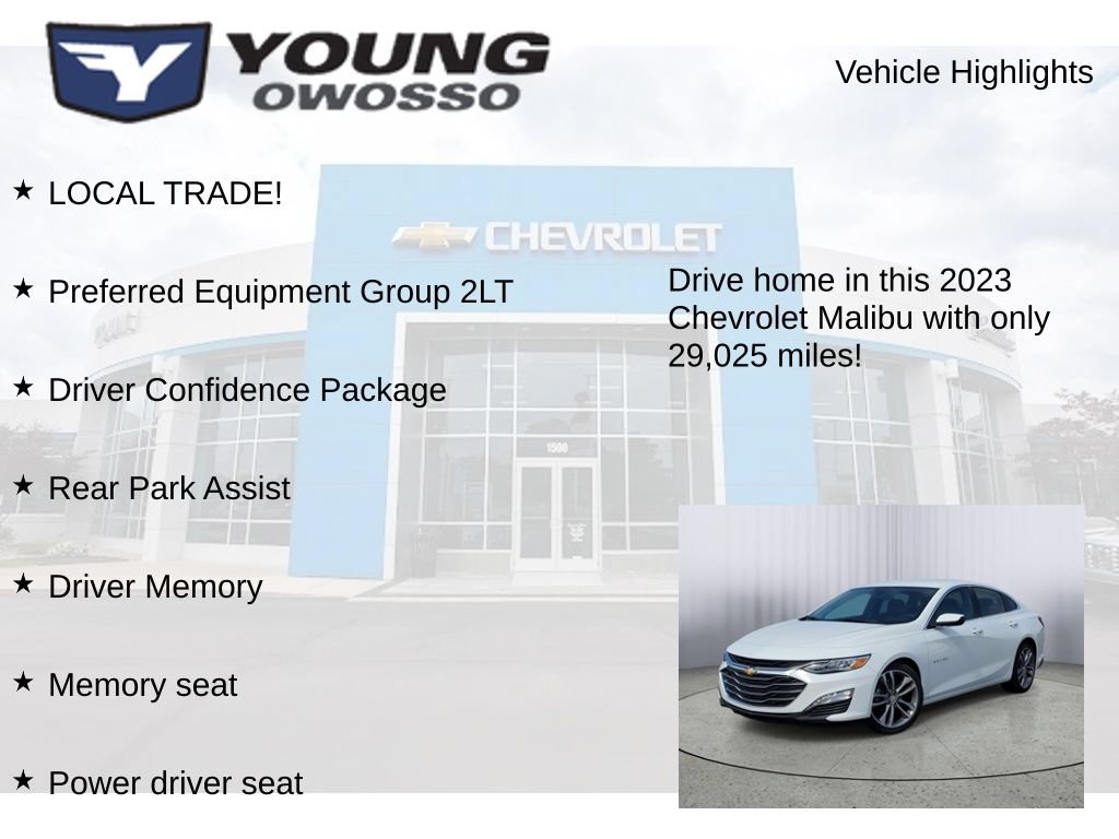 Used 2023 Chevrolet Malibu LT w/ Driver Confidence Package FWD image 7