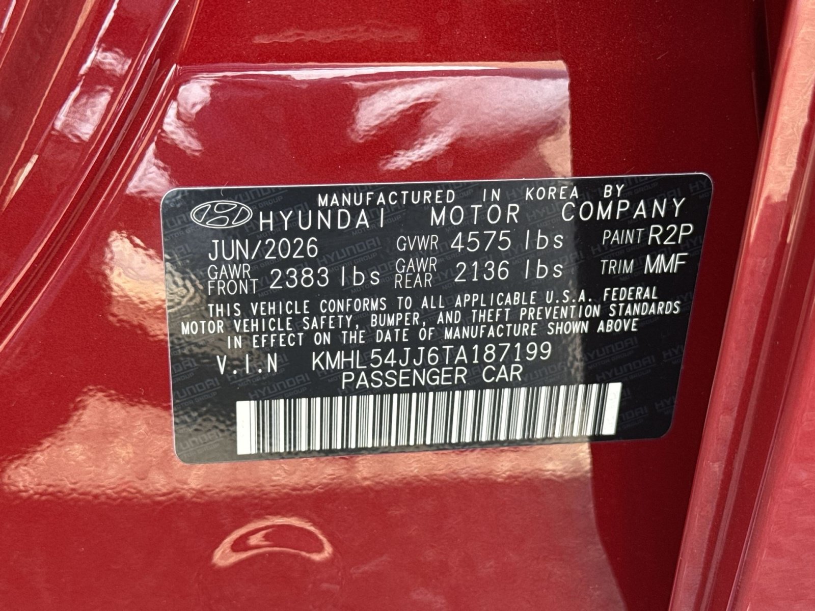 New 2026 Hyundai Sonata Limited FWD image 29