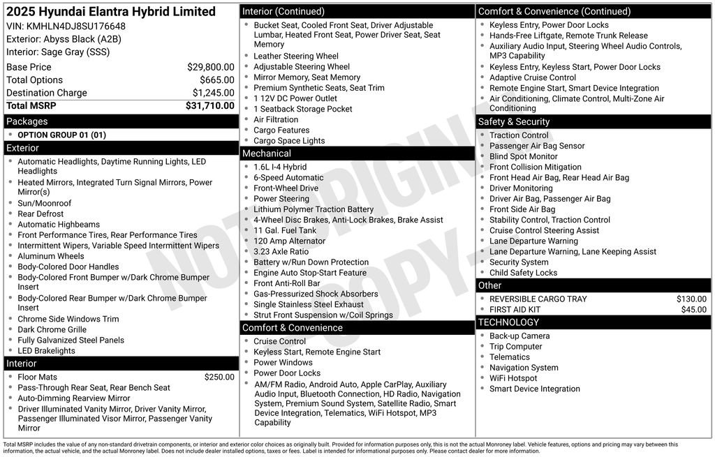 New 2025 Hyundai Elantra Limited image 6