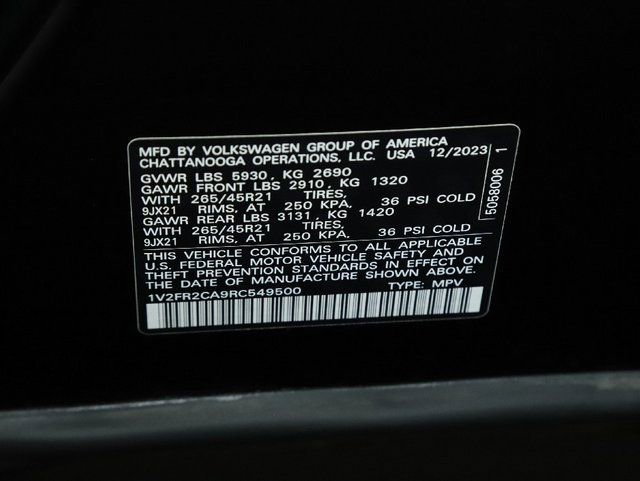 Used 2024 Volkswagen Atlas SEL Premium R-Line AWD/4WD image 25