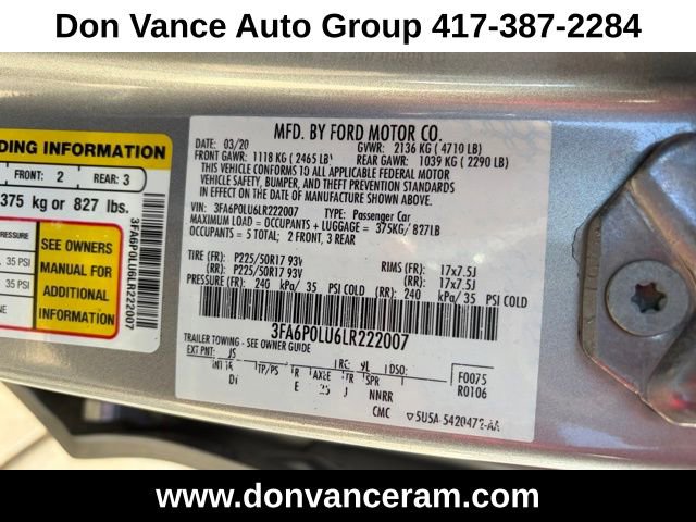 Used 2020 Ford Fusion SE image 28