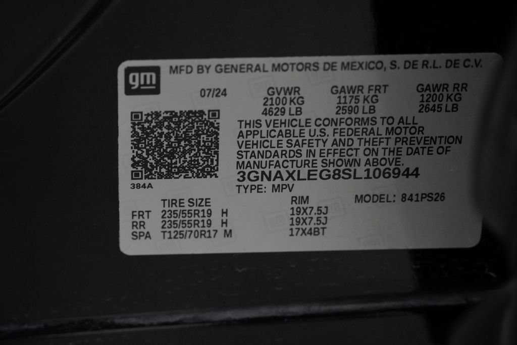 Certified 2025 Chevrolet Equinox RS w/ Safety and Technology Package FWD image 46