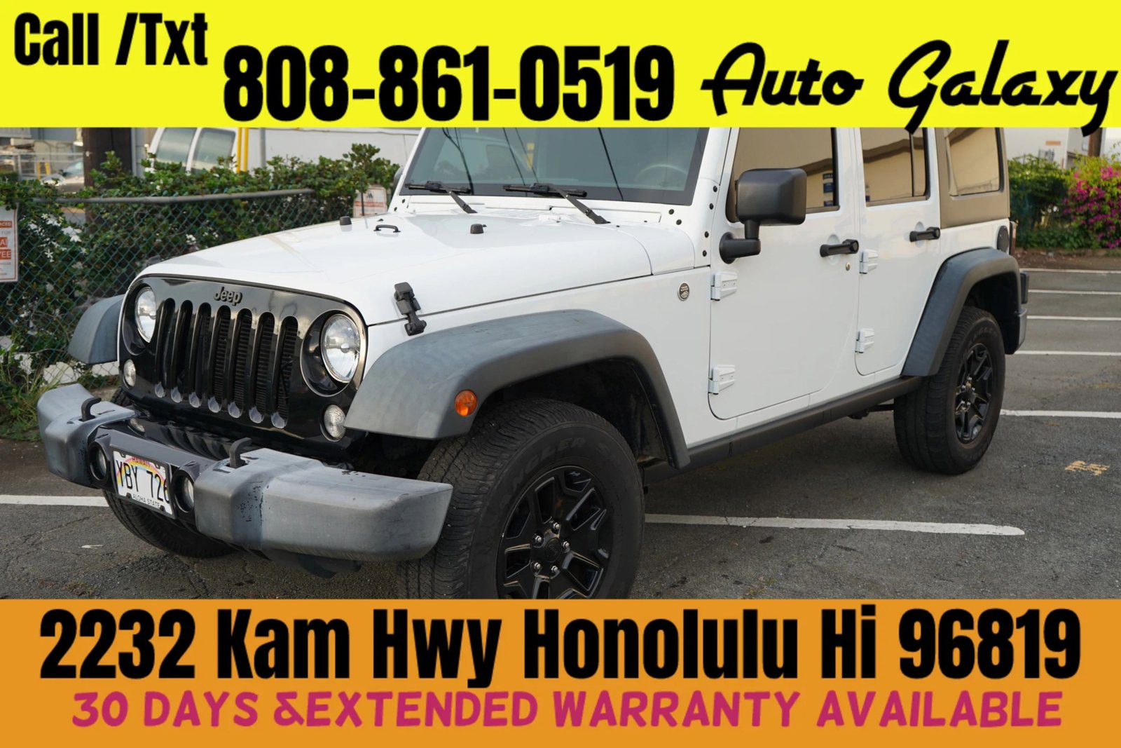 Used 2015 Jeep Wrangler Unlimited Sport image 1
