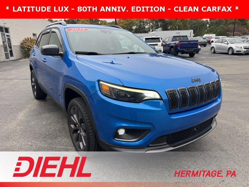 Used 2021 Jeep Cherokee Latitude Lux 80th Anniv w/ Quick Order Package 2YU 80th
