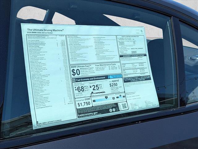 New 2026 BMW 550e xDrive w/ Executive Package AWD/4WD image 17