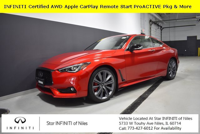 Used 2022 INFINITI Q60 Red Sport 400 w/ Proactive Package image 1