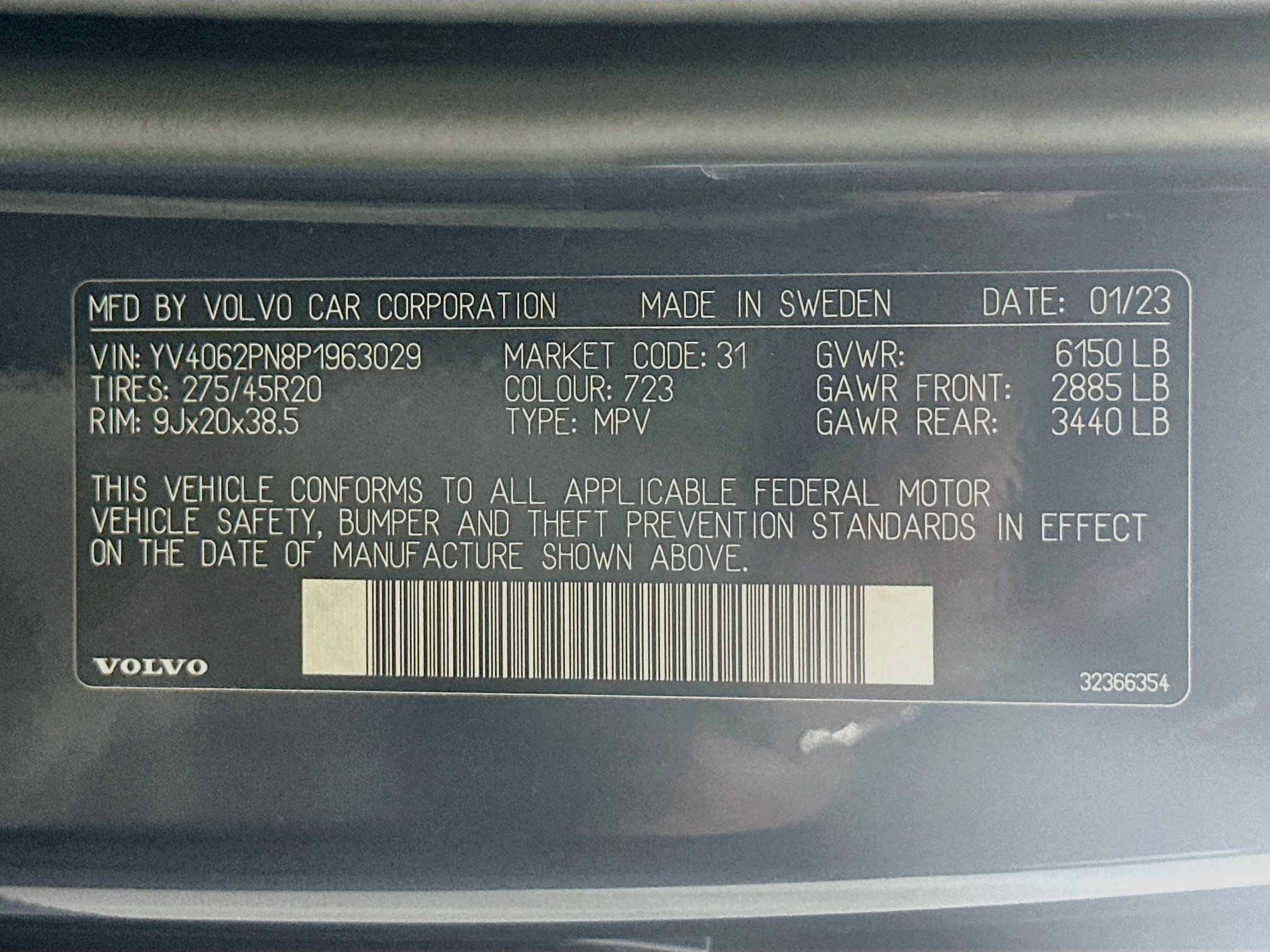 Used 2023 Volvo XC90 B6 Plus AWD/4WD image 12